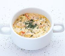 Норвежская уха с форелью