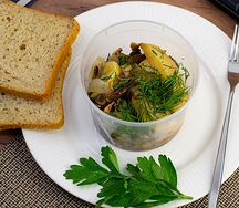 Жаркое с грибами