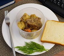 Жаркое из свинины с картофелем