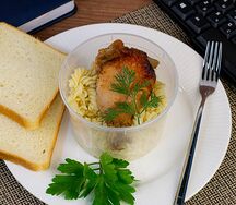 Курочка запеченная