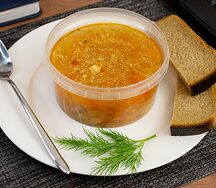 Щи красные, постные