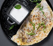 Кутаб с мраморной говядиной