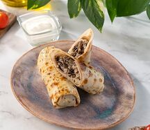 Блины с курицей, грибами и сметаной