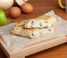 Творог с изюмом