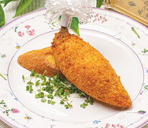 Котлета по-киевски из куриного филе со сливочным маслом
