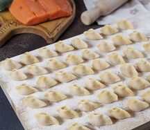 Пельмени с форелью