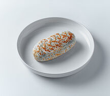 Кок-самса с сулугуни и зеленью