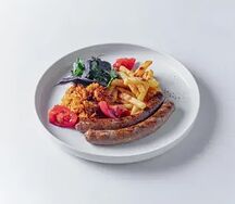 Колбаски из баранины и говядины с сыром