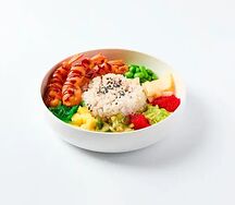 Поке с креветкой темпура