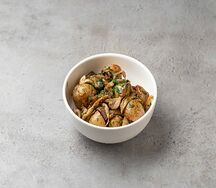 Картофель мини с грибами