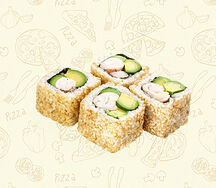 Ролл Калифорния в кунжуте