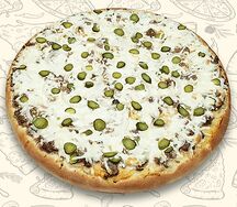 Пицца Чизбургер огурец