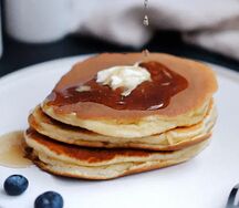 Панкейки с кленовым сиропом