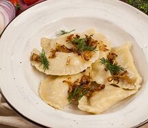 Вареники с картофелем и луком