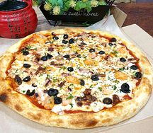 Пицца с морепродуктами