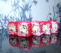 Ролл Калифорния тобико