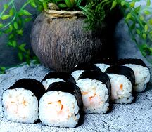 Мини-ролл с креветками