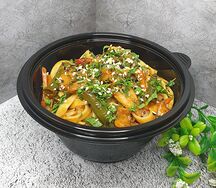 Лапша wok с говядиной в соусе терияки