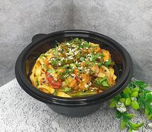 Лапша wok с морепродуктами и соусом Терияки