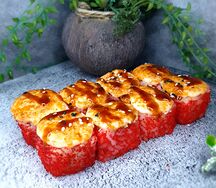 Ролл Запеченная Калифорния тобико