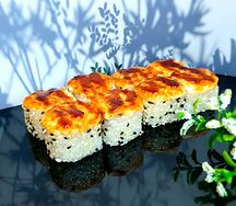 Ролл Запеченный сливочный с угрем