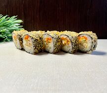 Калифорния темпура с окунем