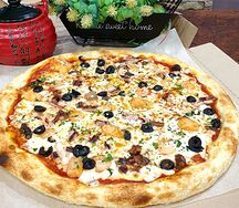 Пицца с морепродуктами