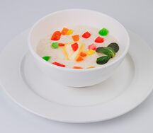 Каша овсяная с цукатами