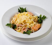 Тальятелле с морепродуктами