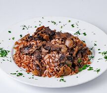 Гречка с грибами