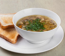 Суп постный с грибами