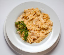 Феттуччине с курицей