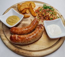 Купаты с тушеной капустой