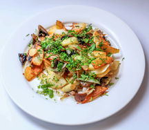 Картофель жареный с грибами