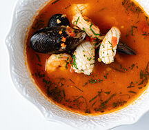 Суп с морепродуктами