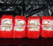 Сливочная Калифорния с лососем