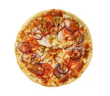 Пицца с копченой курицей