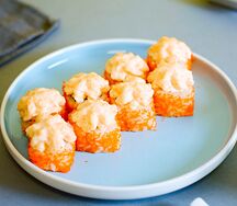 Запеченный ролл с мидиями