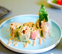 Спринг-ролл с креветкой