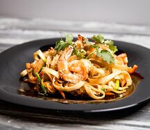 Лапша удон с морепродуктами