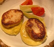 Куриные котлеты с пюре