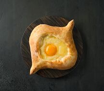 Хачапури по-аджарски (лодочка)