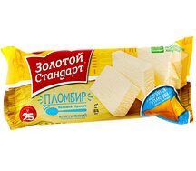 Мороженое Золотой стандарт Пломбир