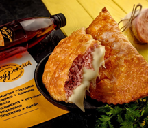 С сыром и ветчиной