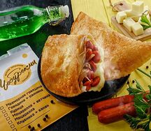 Охотничий с картофельным пюре