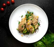 Куриное филе с овощами