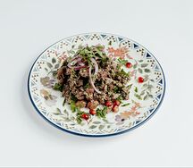 Лобио с орехами