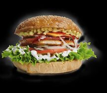Бургер со свининой