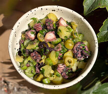 Сицилийский салат с осьминогом