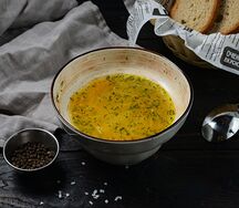 Лапша домашняя с курой